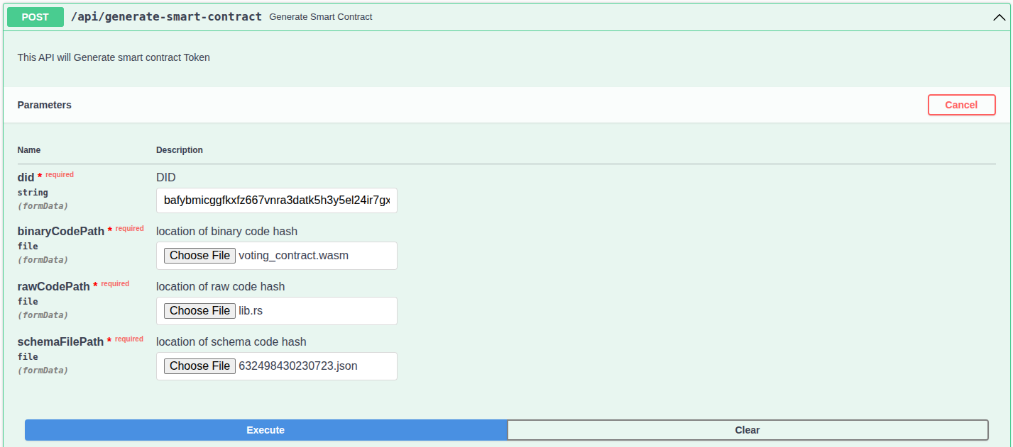 generate smart contract image