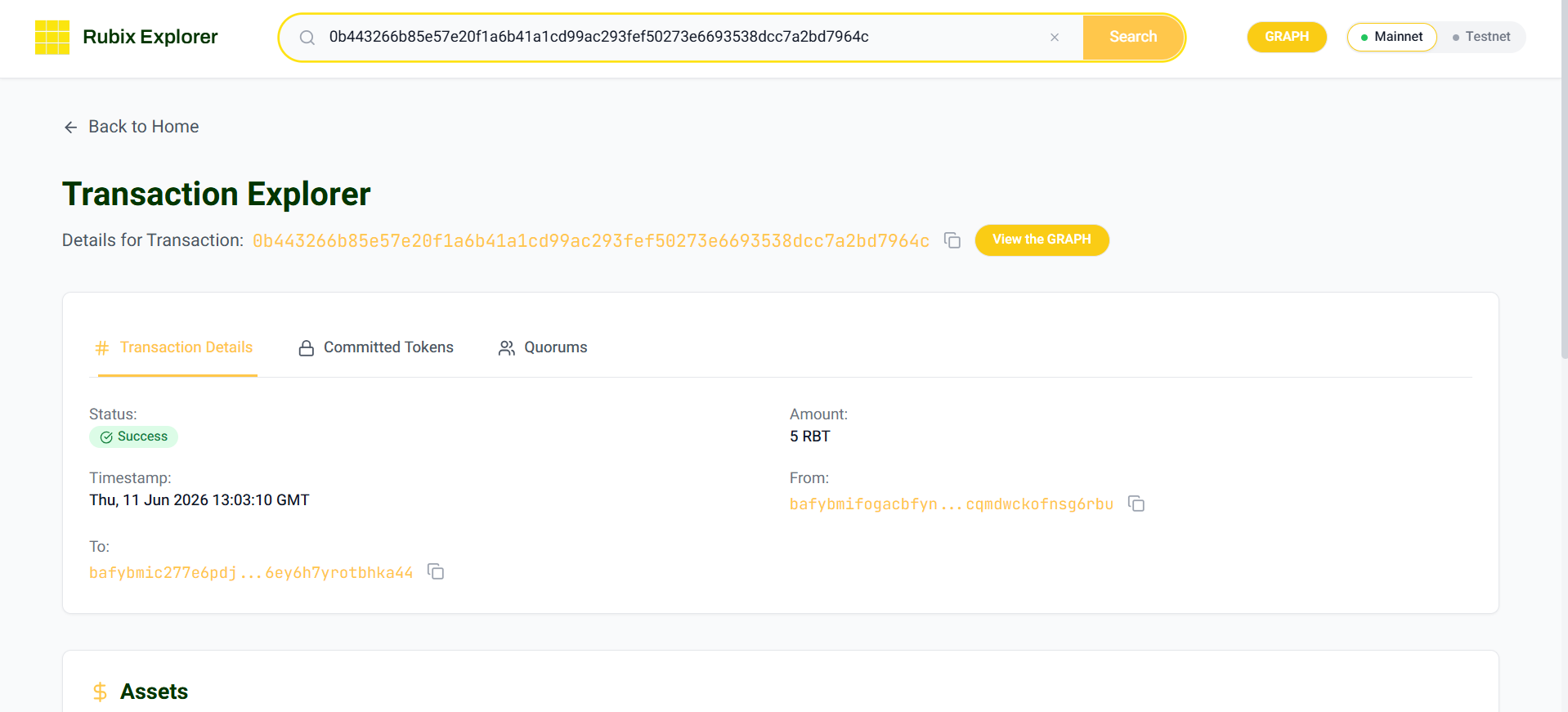 Transaction details